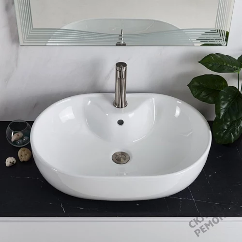Фото Раковина накладная BelBagno BB1151 60 см купить в Южно-Сахалинске: цена, описание, фото. Интернет-магазин 5