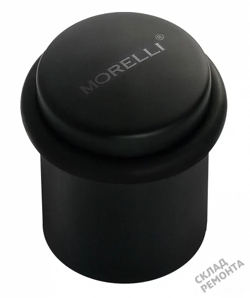 Фото Дверной ограничитель Morelli DS3 BL черный – купить в Южно-Сахалинске: цена, описание, фото. Интернет-магазин. 1