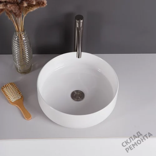 Фото Раковина накладная BelBagno BB1357 37.5 см купить в Южно-Сахалинске: цена, описание, фото. Интернет-магазин 5