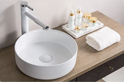 Фото Раковина накладная BelBagno BB1357 37.5 см купить в Южно-Сахалинске: цена, описание, фото. Интернет-магазин 3