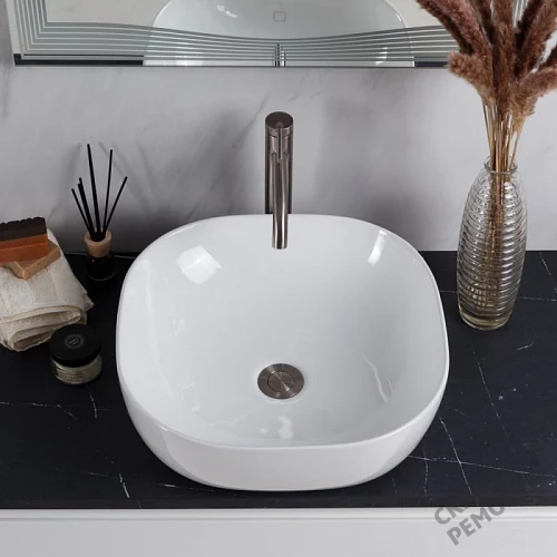 Фото Раковина накладная BelBagno BB1301 42.5 см купить в Южно-Сахалинске: цена, описание, фото. Интернет-магазин 5