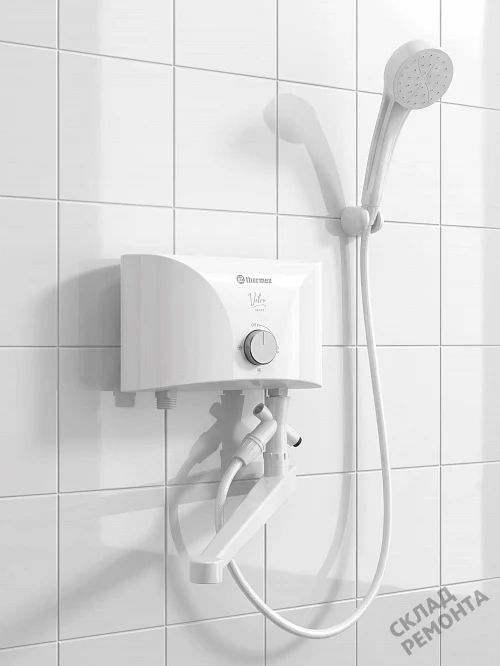 Фото Водонагреватель проточный Thermex Vetro 6500 combi л. – купить в Южно-Сахалинске: цена, описание, фото. Интернет-магазин 1