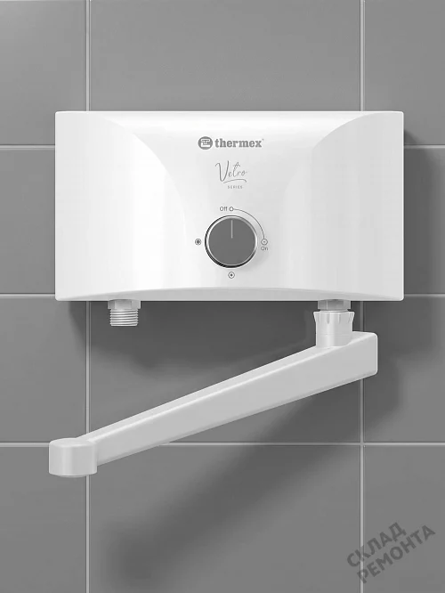 Фото Водонагреватель проточный Thermex Vetro 6500 tap л. – купить в Южно-Сахалинске: цена, описание, фото. Интернет-магазин 1