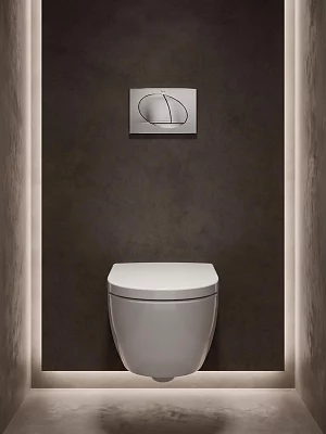 Унитаз с инсталляцией комплект с кнопкой Roca Meridian Pack 893104110