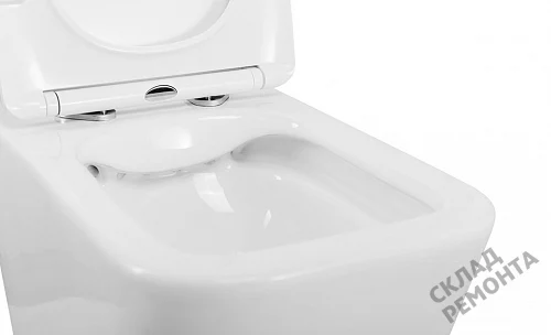 Фото Унитаз подвесной BelBagno Due 2.0 BB7107CHR/SC безободковый купить в Южно-Сахалинске: цена, описание, фото. Интернет-магазин 5