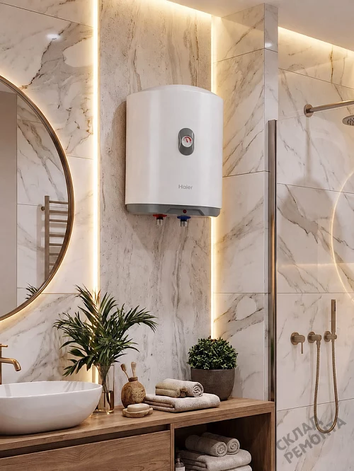 Фото Водонагреватель накопительный Haier ES30V-A1 30 л. – купить в Южно-Сахалинске: цена, описание, фото. Интернет-магазин 1