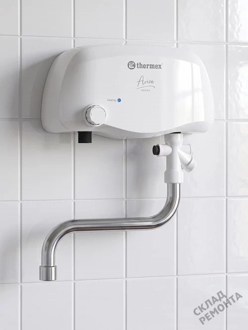 Фото Водонагреватель проточный Thermex Arion 3500 tap л. – купить в Южно-Сахалинске: цена, описание, фото. Интернет-магазин 1