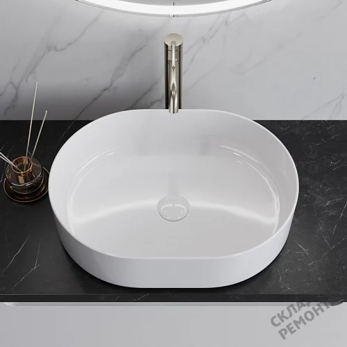Фото Раковина накладная BelBagno BB1483, 50 см купить в Южно-Сахалинске: цена, описание, фото. Интернет-магазин 3