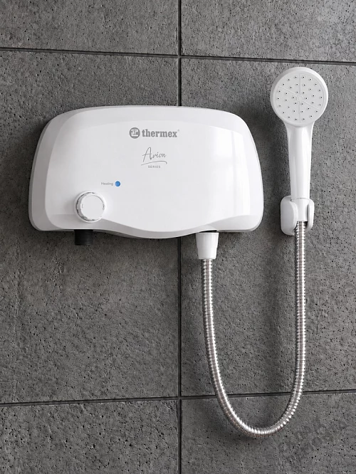 Фото Водонагреватель проточный Thermex Arion 3500 shower л. – купить в Южно-Сахалинске: цена, описание, фото. Интернет-магазин 1