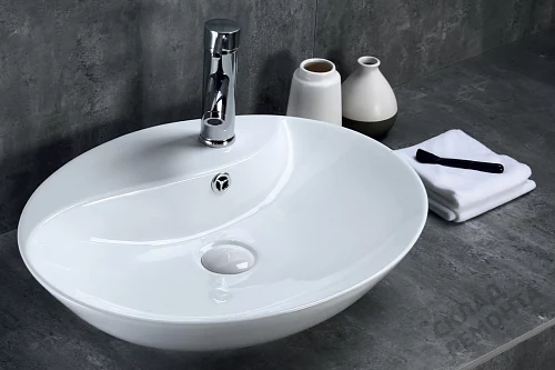 Фото Раковина накладная BelBagno BB1370 55.5 см купить в Южно-Сахалинске: цена, описание, фото. Интернет-магазин 4