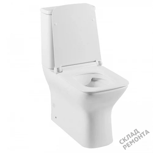 Фото Унитаз напольный Aquanet Cube-C 210759 безободковый купить в Южно-Сахалинске: цена, описание, фото. Интернет-магазин 6