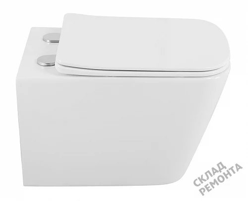 Фото Унитаз подвесной BelBagno Due 2.0 BB7107CHR/SC безободковый купить в Южно-Сахалинске: цена, описание, фото. Интернет-магазин 3
