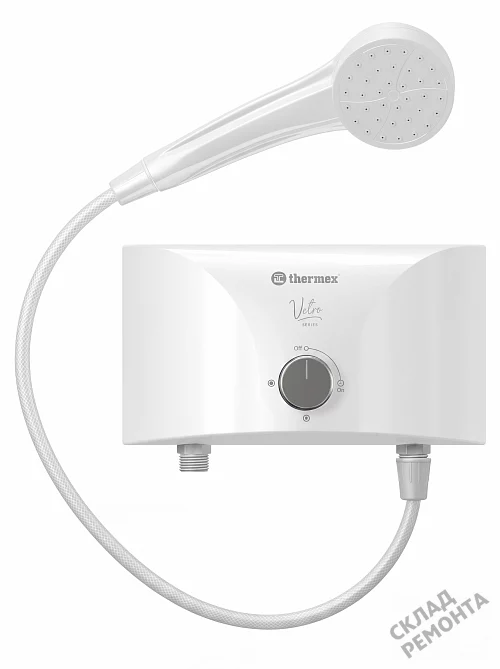 Фото Водонагреватель проточный Thermex Vetro 6500 shower л. – купить в Южно-Сахалинске: цена, описание, фото. Интернет-магазин 2