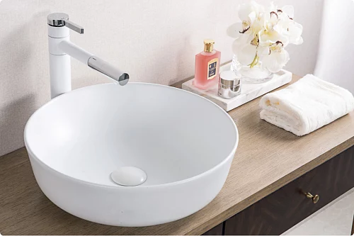 Фото Раковина накладная BelBagno BB1315 41 см купить в Южно-Сахалинске: цена, описание, фото. Интернет-магазин 3
