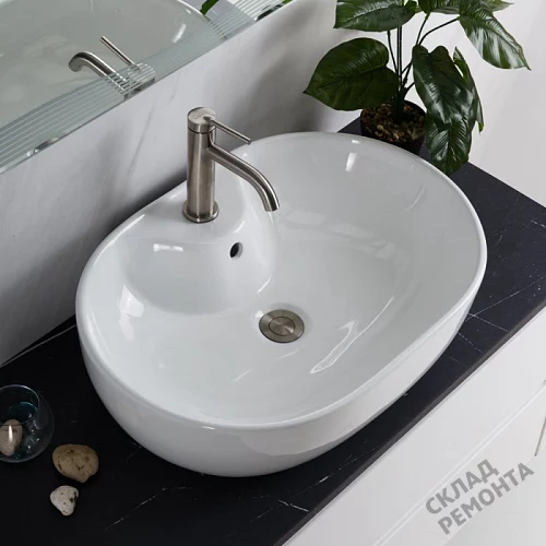 Фото Раковина накладная BelBagno BB1151 60 см купить в Южно-Сахалинске: цена, описание, фото. Интернет-магазин 4