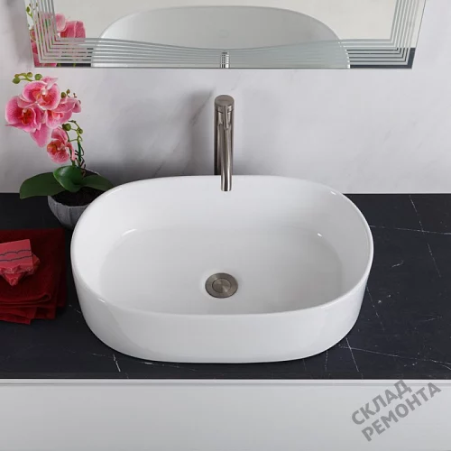 Фото Раковина накладная BelBagno BB1048 55 см купить в Южно-Сахалинске: цена, описание, фото. Интернет-магазин 3