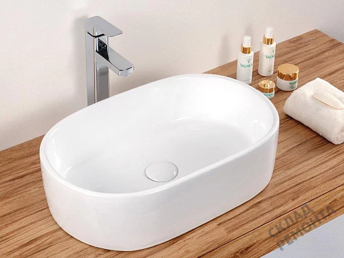 Фото Раковина накладная BelBagno BB1048 55 см купить в Южно-Сахалинске: цена, описание, фото. Интернет-магазин 4